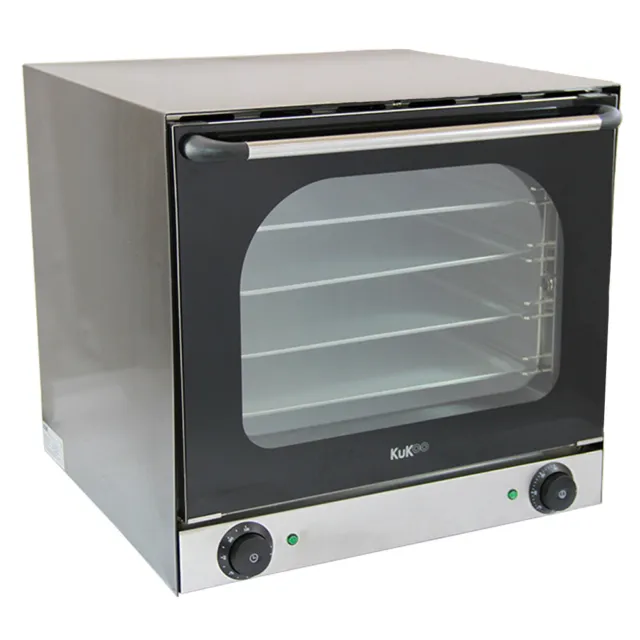 KuKoo Convection Oven Electric Commercial Baking Stainless Steel +4 Trays, Great