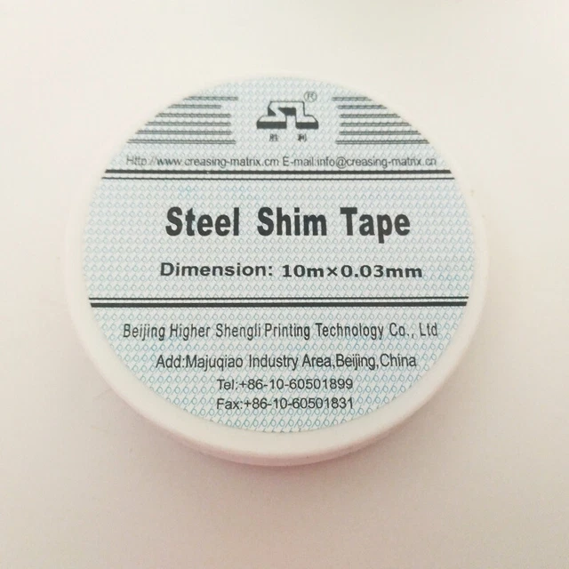 1PCS Supplementary steel sheet die-cutting pad negative 0.03 thick