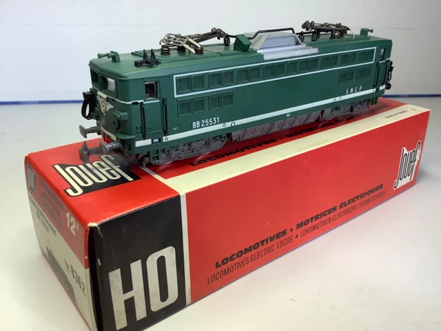 Locomotive Jouef HO BB 25531 SNCF Verte - Train électrique 8362 - Analogique