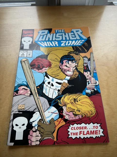 VTG The Punisher War Zone # 4 June 1992 Closer To The Flame Marvel Comics