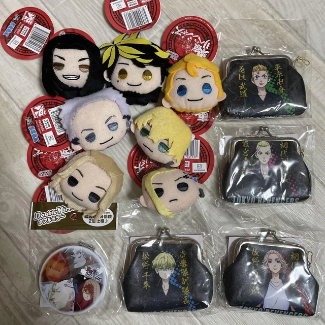 Tokyo Revengers Mascot badge Coin Case Mirror SEGA Takemichi Sano Chifuyu Lot