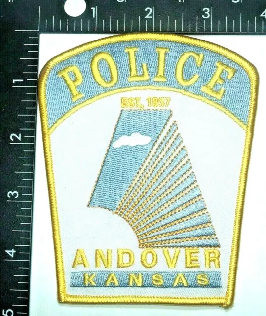 Andover Police Department Kansas Patch (Pd 3) Shoulder Insignia