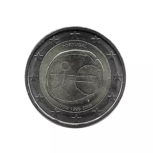 Moneda conmemorativa de 2 euros Portugal EMU año 2009 Sin circular Monedas SC