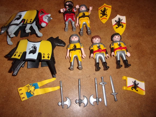 Lot De 2 Chevaliers Playmobil Pour Château - Occasion, Thème Médiéval/hôpital