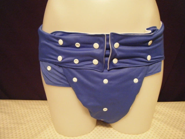 Adult Snap Button Waterproof Leakfree Cloth Diaper Reusable Washable   210106001