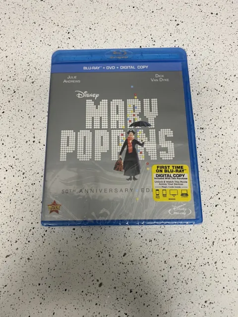 Mary Poppins: 50th Anniversary Edition (Blu-ray + DVD + Digital Copy)