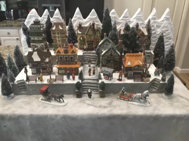 Christmas Village Display Platform Fits Lemax , Dept 56 Dickens NP And Others