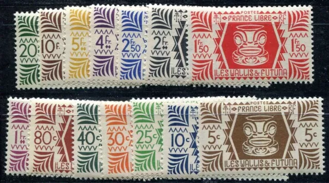 WALLIS et FUTUNA 1944 Yvert 133-146 ** POSTFRISCH TADELLOS SATZ (39322