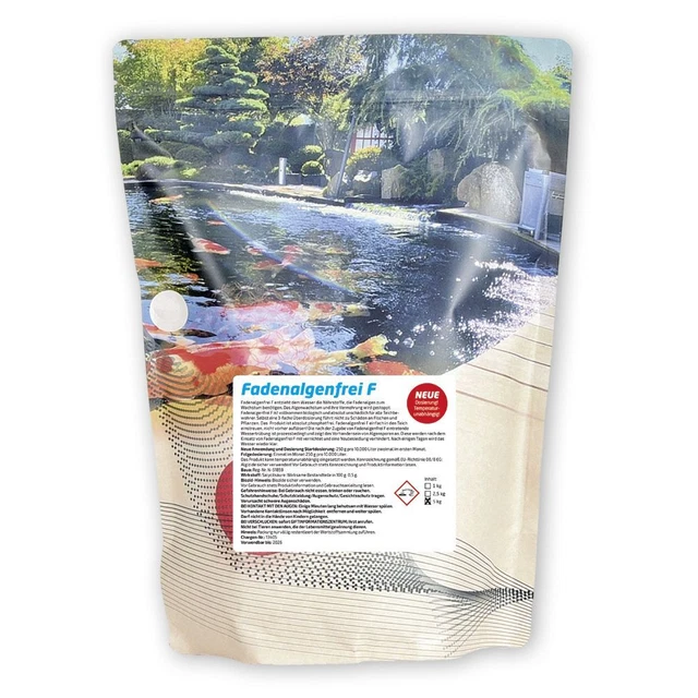 Fadenalgenfrei 10 Kg – Algenvernichter Für Teiche, Temperaturunabhängig, Phosphatfrei