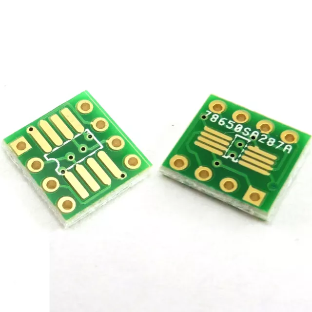 SOP8 SO8 SOIC8 TSSOP8 MSOP8 to DIP8 PCB Adapter Converter Board Gold Plate