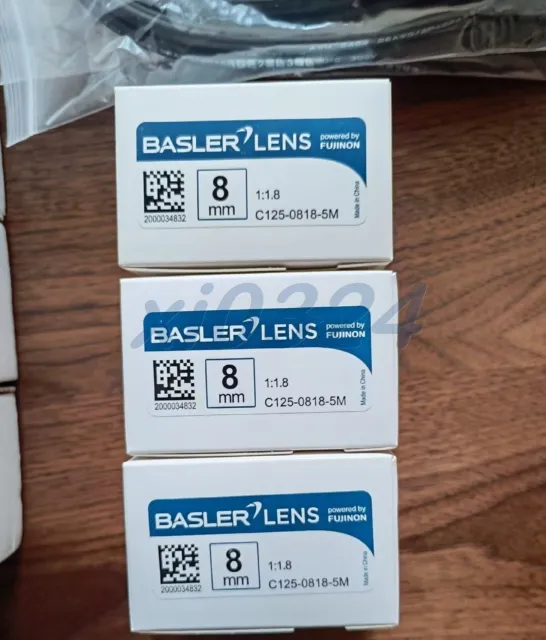 1pcs NEW  Basler c125-0818-5M Fixed focus industrial lens FedEx,DHL shipping