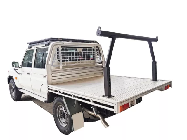 Universal Black 1.8m Long Ladder Rack suitable for All Ute Tray body Heavy Duty