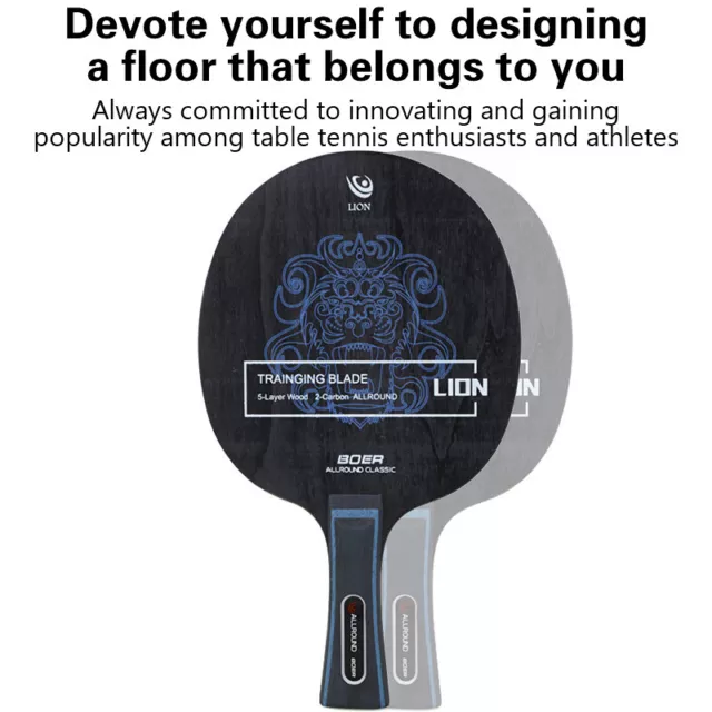 AL -- Lion Table Tennis Rackboard Long Short Handle Sports Equipment