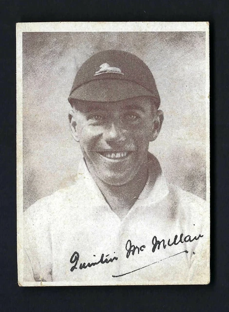 United Tobacco - South African Cricket Team (Auto) - Q Macmillan, Transvaal