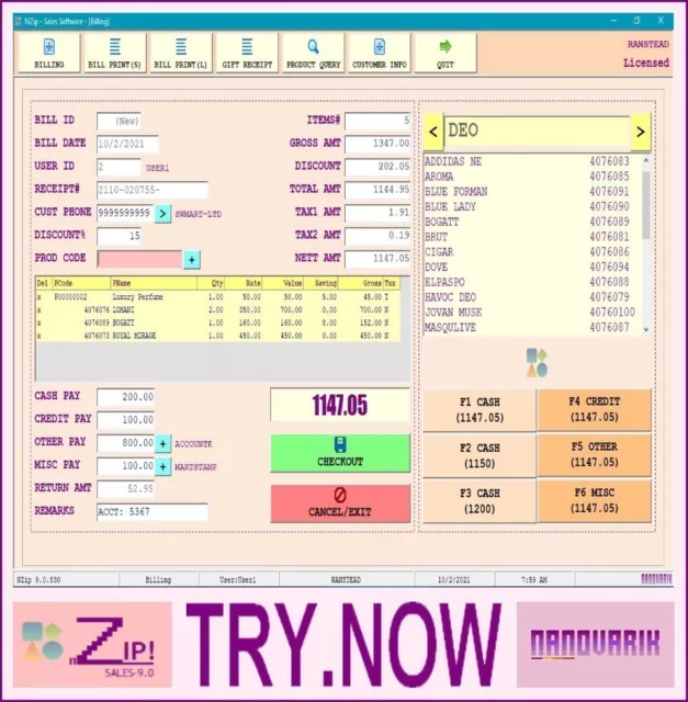 Retail Inventory POS Software - Store Point of Sale NZIP