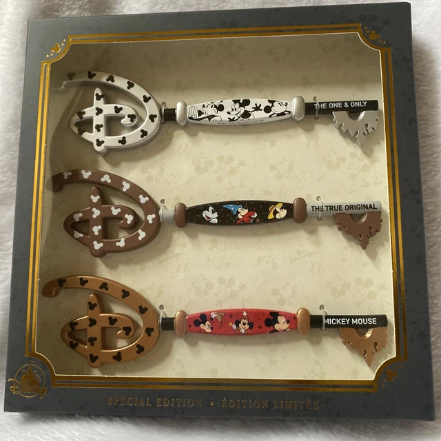 DISNEY MICKEY MOUSE Through the Years Collectible Key Set - Special ...