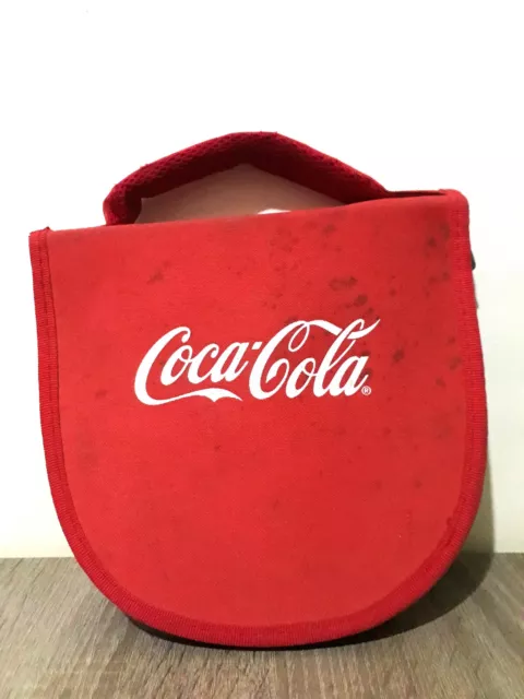 Vintage VTG Coca Cola Lunch Box Bag Makito 1990s Zipper Camping Kit