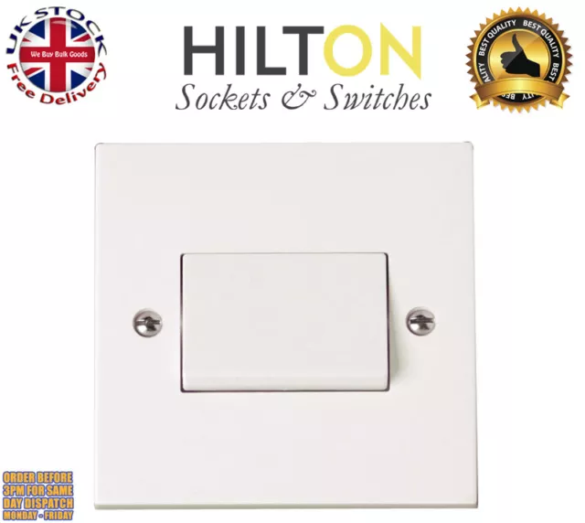 HILTON 10A Triple Pole Fan Isolator Switch White ***Best Quality*** No Marking