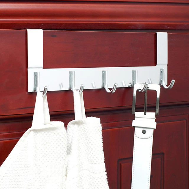 OVER DOOR CLOTHES Hanger Rack Sticky Hooks for Hanging Decorative