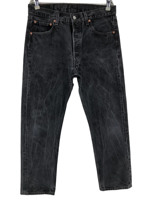 MENS LEVI STRAUSS & Co 501 Jeans Size W34 L30 Straight Indigo