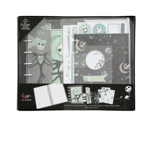DISNEY NIGHTMARE BEFORE Christmas Jack The Happy Planner Mini Size