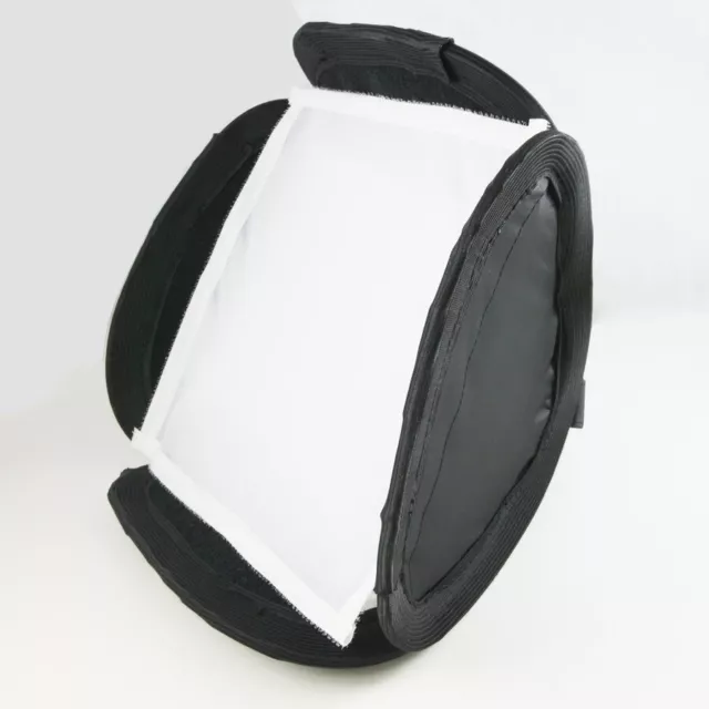 23cm x 23cm Mini Soft Box Diffuser for Flash Speedlite Canon 580EX Nikon SB-900