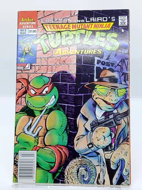 Teenage Mutant Ninja Turtles Adventures #9 Newsstand VF Archie Comics 1990