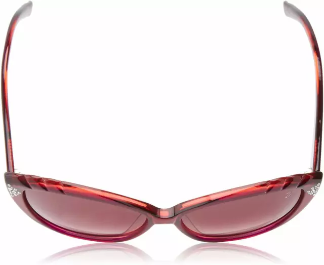 SWAROVSKI DA-YU SW 56 77T DARK RED Sunglasses 61-14-135 Cat Eye w/Stones SK0056 3