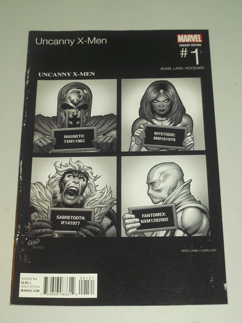 X-Men Uncanny #1 Marvel Comics Hip Hop Variant March 2016