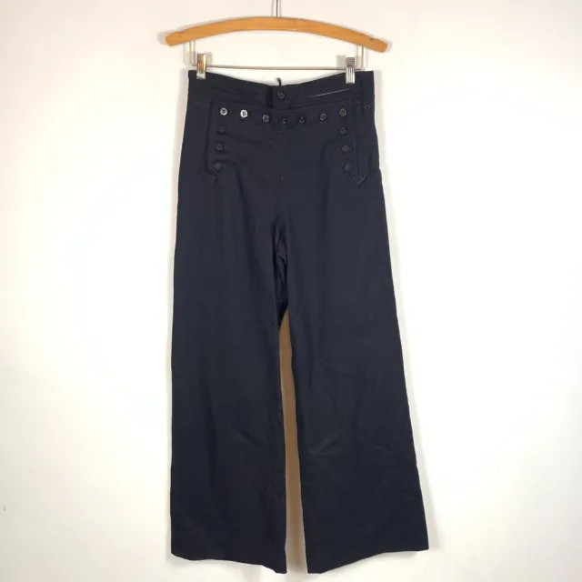 VTG 1940'S NAVAL Clothing Factory Pants Mens Blue Wool US Navy Sailor ...