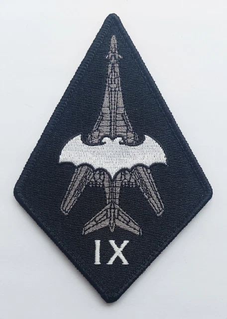 USAF US Air Force Dyess IX 9th Bomb Squadron B-1b Lancer Bats Spearhead 5" Patch