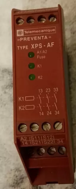 Telemecanique Preventa XPS-AF Series B Safety Relais XPSAF5130 Safety Relay