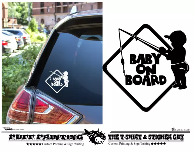 Baby on Board Windscreen Body Panel Bumper Car Sign Transfer Stickers