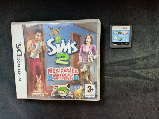 Jeu Nintendo DS Les Sims 2 : Mes Petits Compagnons ! - Bon état, Complet