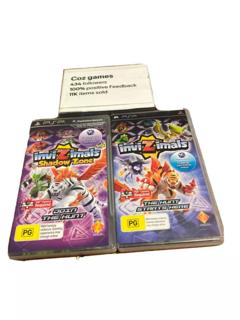INVIZIMALS AND SHADOW Zone for the Sony PSP complete australian