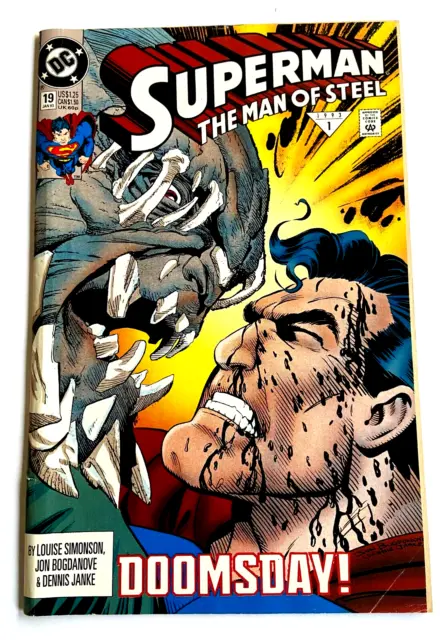 Superman: The Man Of Steel #19   Doomsday Issue  (Death Of Superman  Arc)