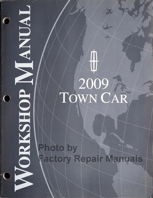 2009 Lincoln Town Car Factory Service Manual Original Shop Repair Book Huge