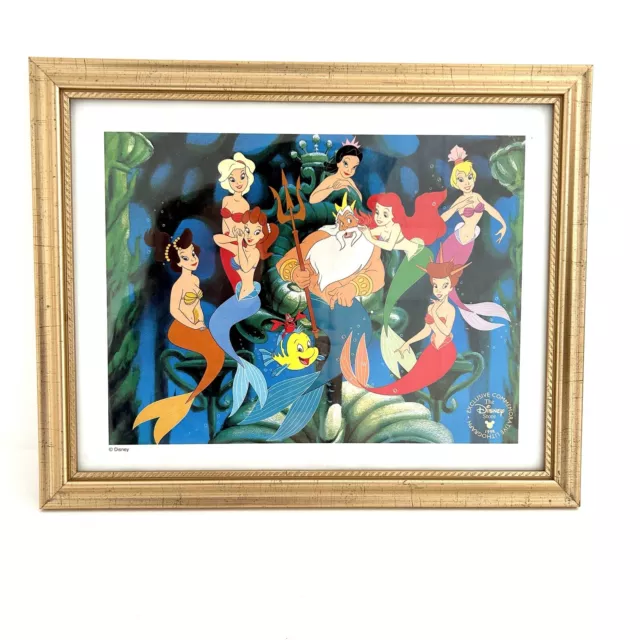 Disney Store the Little Mermaid 98 commemorative lithograph vintage collectible Disney Store the Little Mermaid 98 commemorative lithograph vintage collectible
