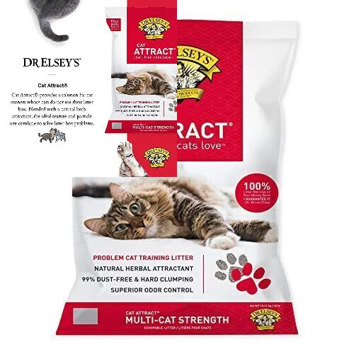 DR. ELSEY'S PREMIUM Clumping Cat Litter Attract 99 40 Lb / 18.14