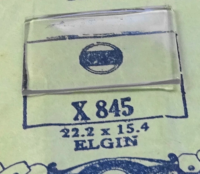 Verre De Montre Bombé 28 X 24 Mm – ROBUR, Base Plate, Fabrication Française, Neuf