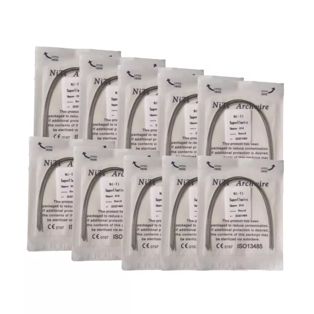 20X Dental Orthodontic Super Elastic Niti (Round) Arch Wire all size 10pcs/pack