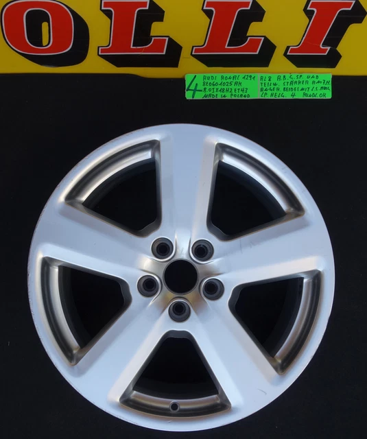 Audi A4 B7 S Line Felgen 18 Zoll ORIGINAL AUDI A4 B7 A6 C6 Alufelge 8x18 H2 ET43 8E0601025AK Felge S