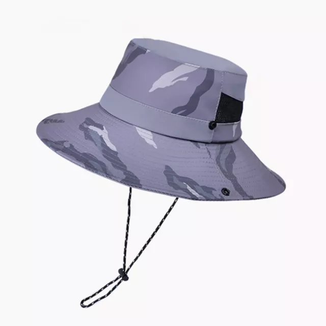 Stay shaded and confident with this camouflage sun protection hat for men