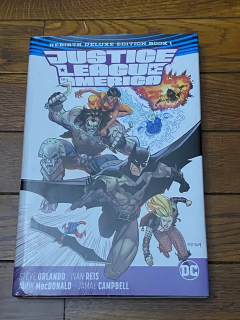 Justice League of America Rebirth Deluxe Edition Volume 1 DC Comics Hardcover HC
