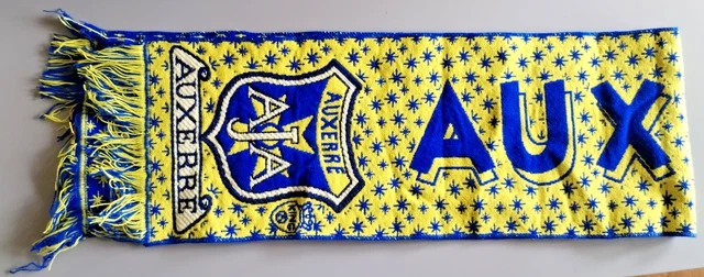 Écharpe Vintage Supporters AJ Auxerre - Football - Fabriquée En France