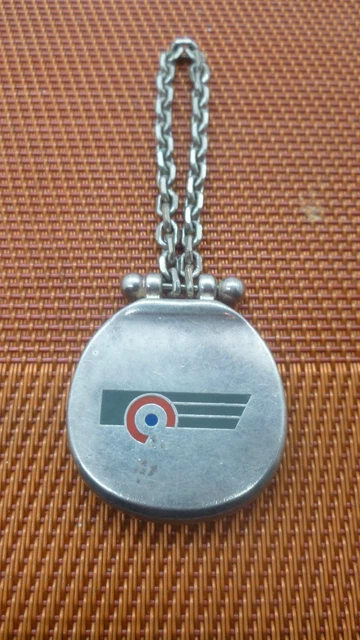 Petite Boucle De Porte-clés En Argent Avec Poinçon - 2,5 X 2,2 Cm - Occasion