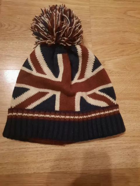 Kids George (Asda) England Bobble Hat 4-8yrs