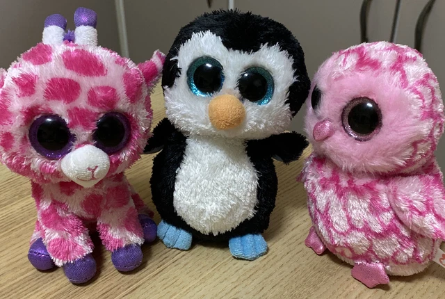 Pink giraffe sale beanie boo