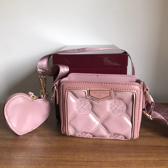 Borsa rosa river island ragazze taglia small