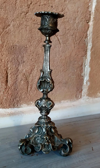 Bougeoir Vintage à 5 Bras En Alliage De Zinc - Décoration élégante Pour Mariages, Restaurants Et Dîners Aux Chandelles